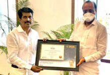 Ajit Pawar, Deputy CM of Maharashtra, gets felicitated by Deepak Harke, National secretary WBR India with certificate of Commitment (Switzerland) Ajit Pawar Deputy CM of Maharashtra gets felicitated by Deepak Harke National secretary WBR India with certificate of Commitment (Switzerland)