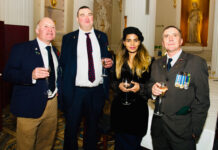 A UK Royal treat for the “Indian Princess Sanjuna Madonakendi” at the HM Royal Marines Mountbatten Music Festival A UK Royal treat for the “Indian Princess Sanjuna Madonakendi” at the HM Royal Marines Mountbatten Music Festival.