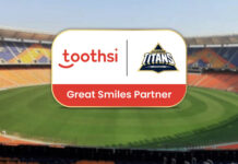 toothsi becomes the ‘Great Smile Partner’ for the Gujarat Titans in their debut IPL season toothsi becomes the ‘Great Smile Partner’ for the Gujarat Titans in their debut IPL season