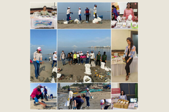 Mumbai Women Remove 212 KG Garbage from Mahim Beach support small entrepreneurs screen films and redefine adventure