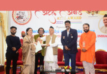 Poet Poojashree receives the Atal Awards for Poetry in Lifetime Achievement. Poet Poojashree receives the Atal Awards for Poetry in Lifetime Achievement.