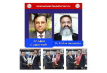 International Council of Jurists, London appoints Dr. Kishor Navandar as the President of Asia Chapter for Corporate Division