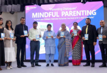 Dr Kiran Bedi and CBSE Director Dr Biswajit Saha release book on ‘Mindful Parenting’ by Author Ajayya Kumar