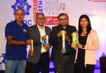 Hyderabad Runners Society unveils Finishers Medal of NMDC Hyderabad Marathon 2022