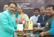 Varanasi’s Sachin Mishra awarded Rashtriya Gaurav Samman for contribution to environmental protection and social service