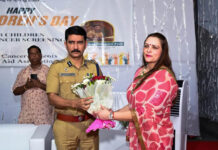 Mumbai joint commissioner of police, Vishwas Nangare Patil attended the Children’s day charity event organized by Nidarshana Gowani of Kamala Trust