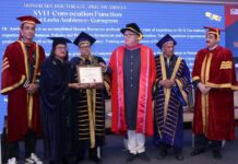 Dr. Anshu Sharma and 21 other high profiled professionals were awarded Honorary Doctorate at Convocation Function