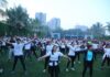 The New Year’s morning was started by Surtis with fitness The New Year's morning was started by Surtis with fitness