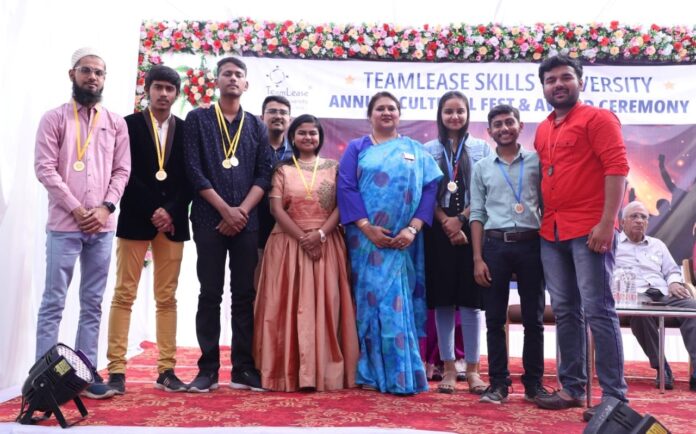TeamLease Skills University organizes Annual Award Ceremony during the Annual fest Aikyam 2023