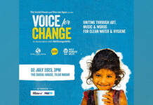 THE SOCIAL HOUSE collaborated with German NGOs ‘Viva con Agua’ and ‘Welthungerhilfe’ for Voice for Change