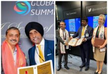 Mr. Nagendra Prasad Nonavinakere received the prestigious honor from UK Parliament for his contribution in the area of Technology and Innovation (Mobile and Automotive Industry) as part of the G20 Initiative