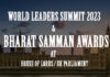 World Leaders Summit 2023 held in House of Lords at London followed by the Bharat Samman Award