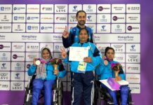 Women Powerlifter Zainab Khatoon bags a silver medal and Rajkumari wins a bronze at Asia Para Games 2023; making the nation and their coach proud