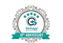 Einfolge Celebrates 10 Years of Innovation and Success, Marking a Decade of Excellence