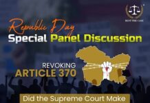 Rest The Case Hosts Panel Discussion on “Revoking Article 370”
