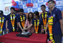 Ms. P. Sharani Press conference at Mumbai as Narayana breaks records with highest 100 percentile & perfect scorers in JEE Main 2024 session 1