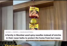 Netizens hilariously react over the unique nazar battu created using spicy noodles unique nazar battu, spicy noodles,