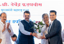 Chief Minister of Maharashtra Felicitates Abhay Bhutada for Strengthening Pune Police with Advanced Equipment