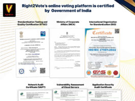 Right2Vote eVoting Platform Is Not Only India’s Best Online Voting Technology, But The World’s Best eVoting Technology