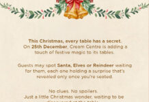 A Little Christmas Magic Awaits at Every Table at Cream Centre