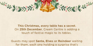 A Little Christmas Magic Awaits at Every Table at Cream Centre
