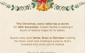A Little Christmas Magic Awaits at Every Table at Cream Centre