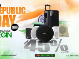 Grab the 45% Republic Day offer: Ooka Audio products now available at a flat 45% off