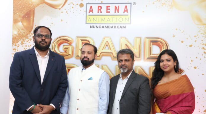 Arena Animation Launches State-of-the-Art Centre in Nungambakkam, Chennai
