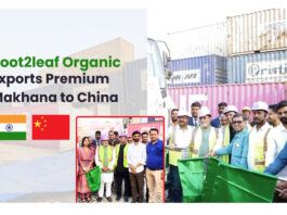 Root2Leaf Organic Leads Export of Premium Makhana to China, Strengthening India’s Global Superfood Presence