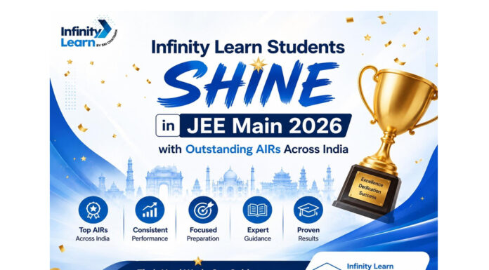Infinity Learn Students Shine in JEE Main 2026 with Outstanding AIRs Across India