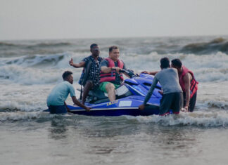 Minister of Tourism, Rohan A. Khaunte visits south Goa beaches to inspect Infrastructure and Beautification Works