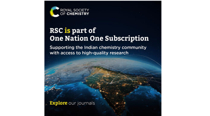 Royal Society of Chemistry joins Government of India’s One Nation One Subscription