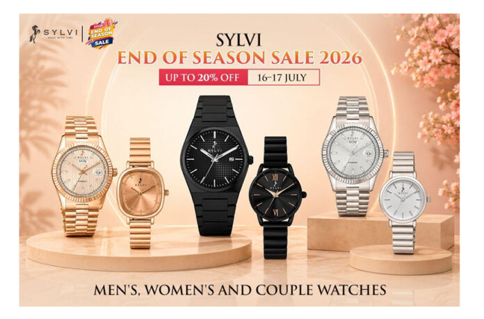 Sylvi End of Season Sale 2026, Sylvi, men's watches, women's watches,
