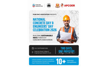 National Concrete Day & Engineers’ Day Celebration 2026 to bring together 3,000+ engineering students and industry professionals in Pune