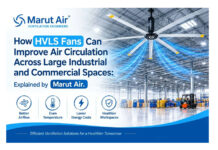 How HVLS Fans Can Improve Air Circulation Across Large Industrial and Commercial Spaces: Explained by Marut Air