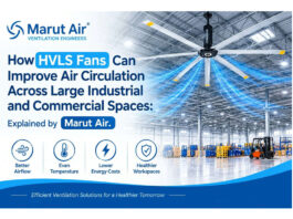 How HVLS Fans Can Improve Air Circulation Across Large Industrial and Commercial Spaces: Explained by Marut Air
