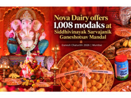 From a 120 Kg Modak to 1,008 Modaks: Nova Dairy Continues Its Ganesh Chaturthi Tradition in Mumbai