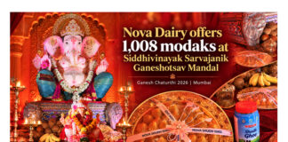 From a 120 Kg Modak to 1,008 Modaks: Nova Dairy Continues Its Ganesh Chaturthi Tradition in Mumbai