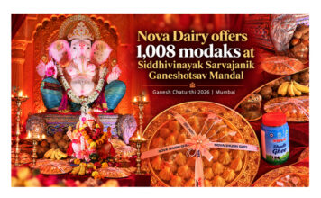 From a 120 Kg Modak to 1,008 Modaks: Nova Dairy Continues Its Ganesh Chaturthi Tradition in Mumbai
