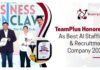 Teamplus Staffing Solution Pvt. Ltd. Is the Best AI Staffing & Recruitment Company Award Winner at World Business Conclave 2026